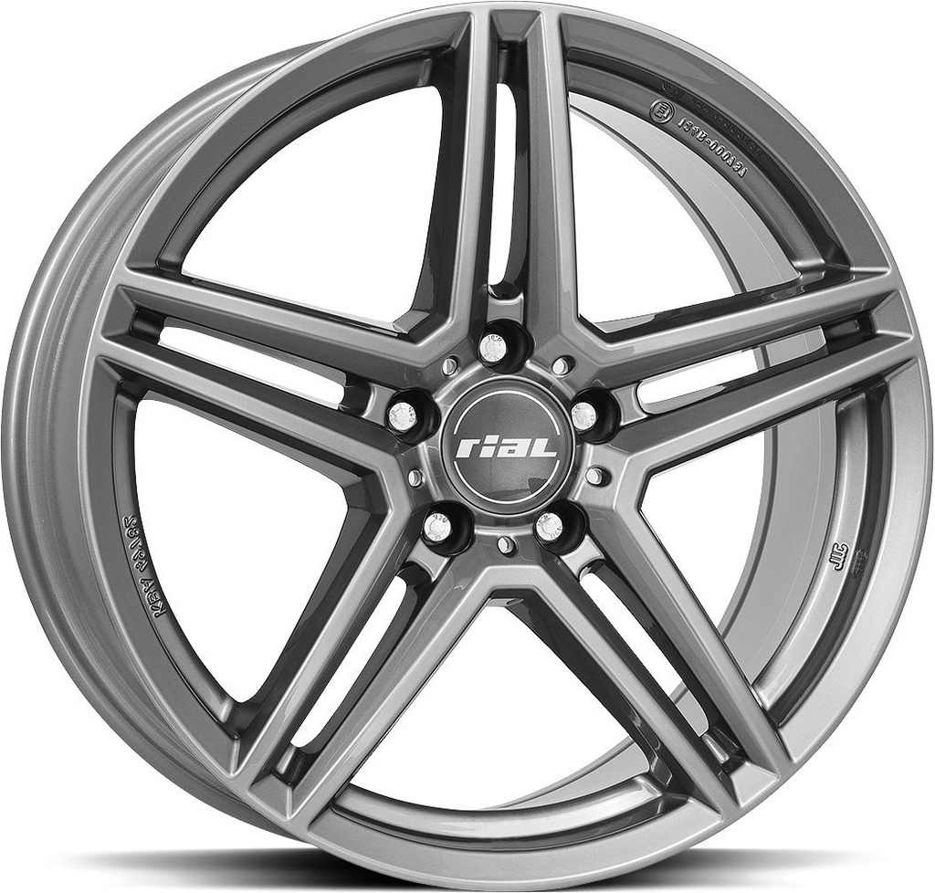 RIAL M10 METAL GREY 8x18 5/112 ET32.5 CB66.6