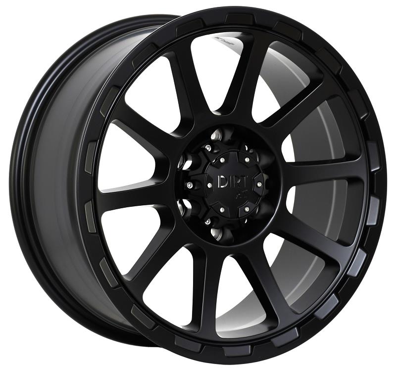 STATUSFÄLGAR D471 FLATBLACK 8x17 6/139.7 ET20 CB106.1
