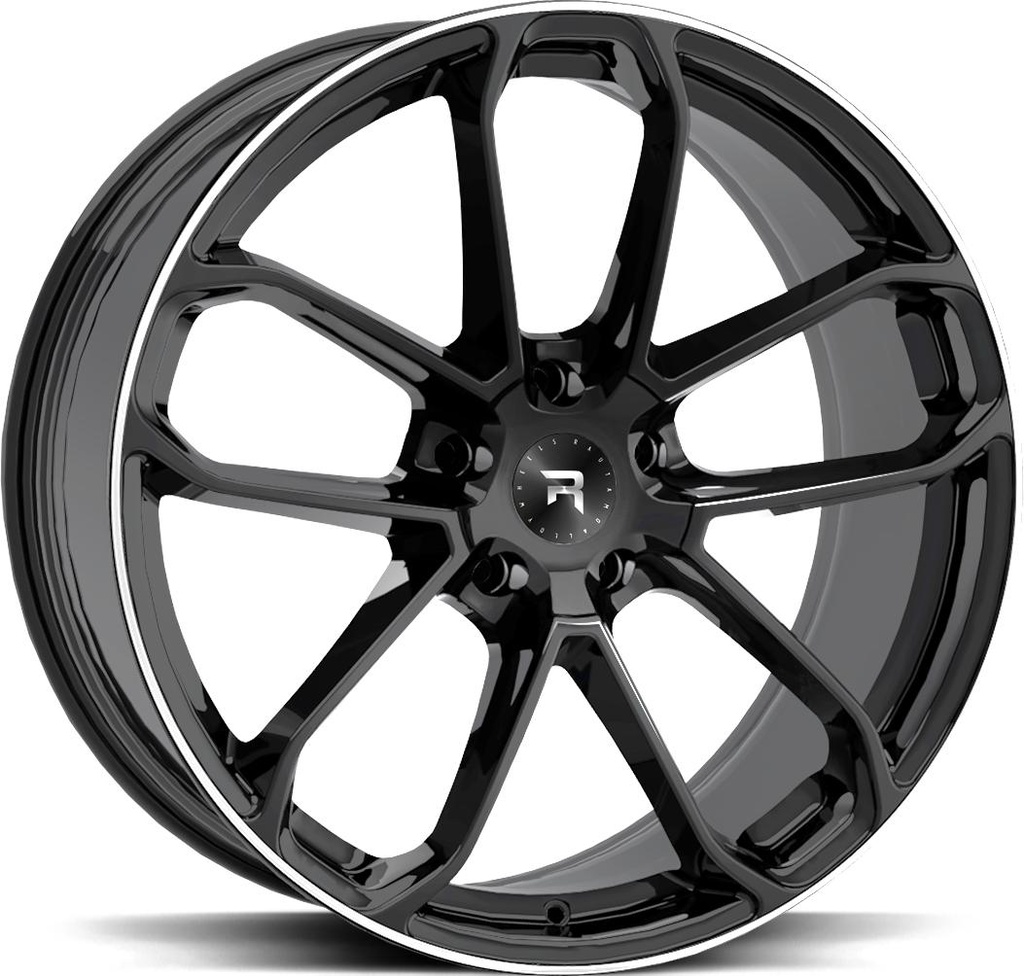 R-SERIES R14 BLACK POL 11x21 5/112 ET14 CB66.6