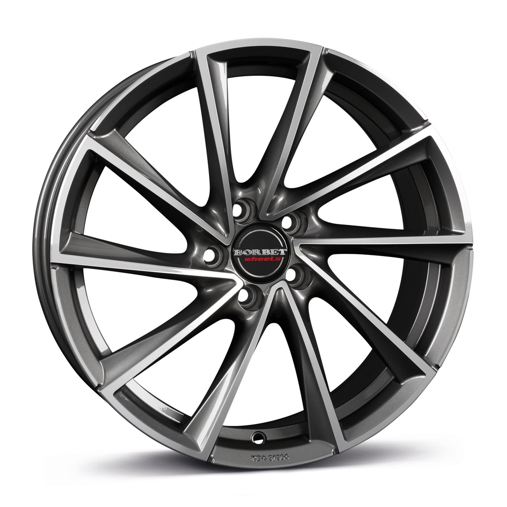 BORBET VTX GRAPH POL 8.5x19 5/112 ET35 CB66.6
