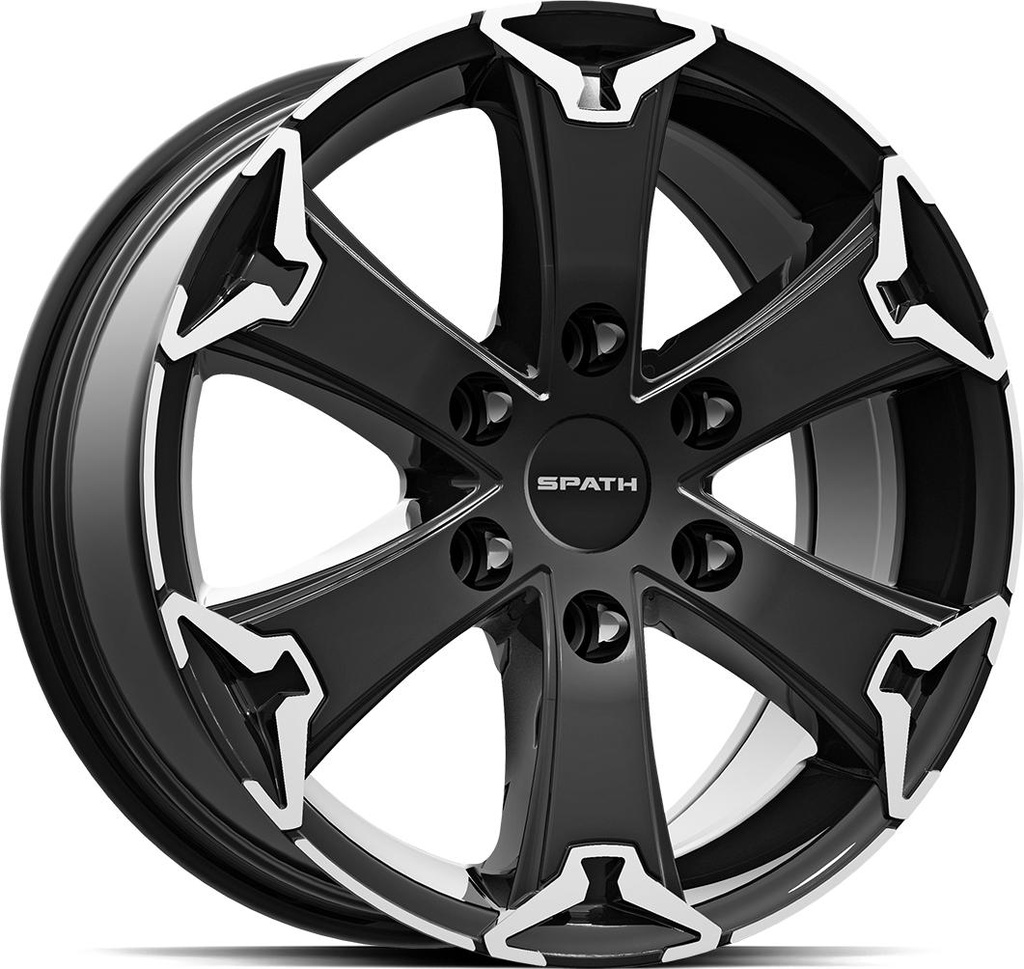 SPATH SP52/H BLACK LIP POL 8x18 6/130 ET50 CB84.1