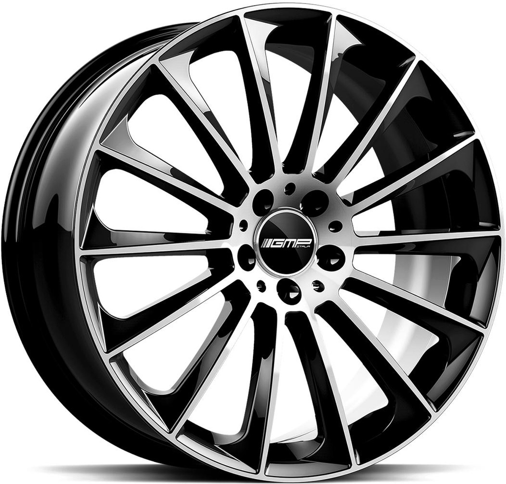 GMP STELLAR BLACK DIAM 9.5x19 5/112 ET40 CB66.6