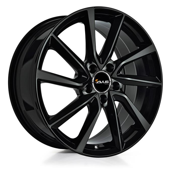 AVUS AC-518 BLACK 6.5x16 5/114.3 ET39 CB60.1