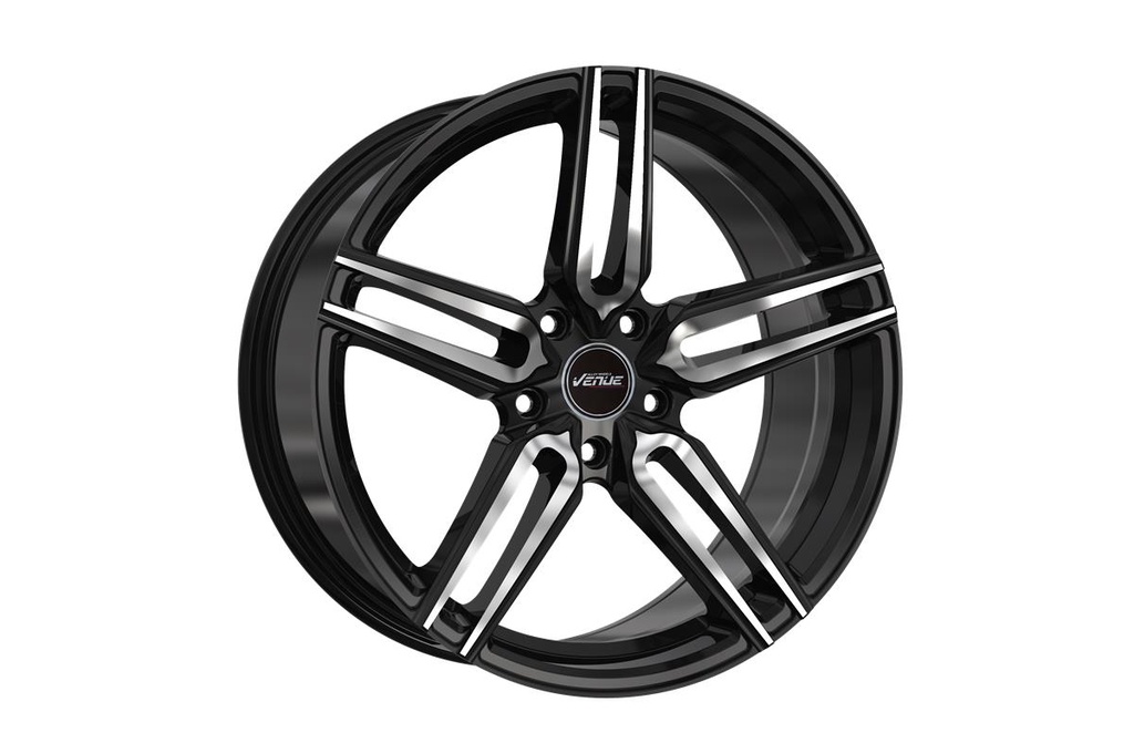 VENUE META BLACK POLISHED 9x19 5/114.3 ET40 CB73.1