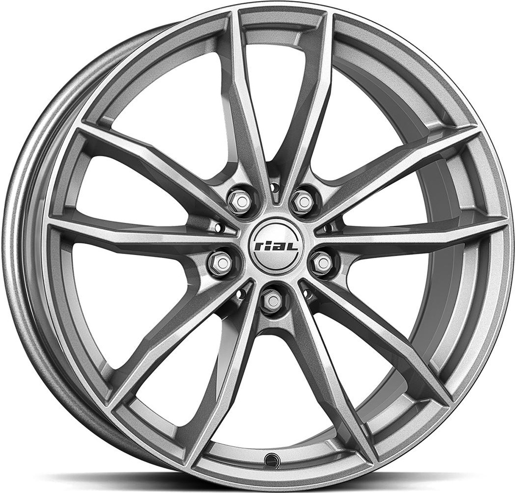 RIAL X12 METAL GREY 7.5x18 5/112 ET25 CB66.7