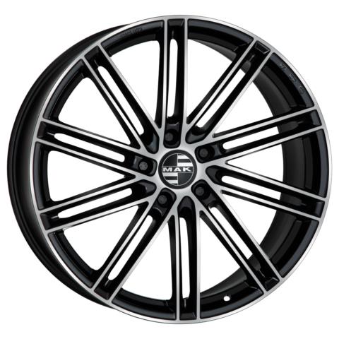 MAK LEIPZIG BLK/POL 10.5x20 5/130 ET64 CB71.6