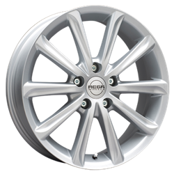 MEGA WHEELS VIRGO SILVER 6.5x16 4/100 ET49 CB54.1