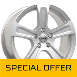 MEGA WHEELS LEO SILVER 6.5x16 5/108 ET40 CB65.1