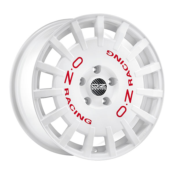 OZ RALLY RACING WHITE | 8X17 5-112 E35 C75,1 8x17 5/112 ET35 CB75.1