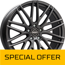 MEGA WHEELS CETUS ANTHRACITE GREY 8x19 5/120 ET30 CB72.6