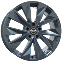 MEGA WHEELS ZENITH FF ANTHRACITE GREY 8.5x21 5/108 ET40 CB63.3