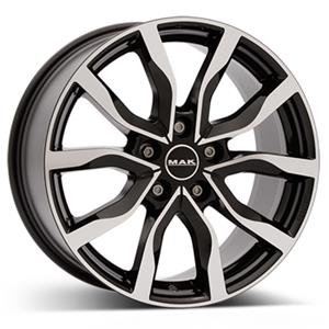 MAK HIGHLANDS BLK/POL 8x19 5/120 ET38 CB72.6
