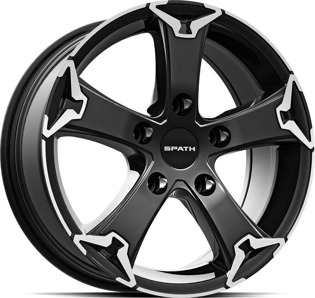 SPATH SP52 H BLACK LIP POL 7.5x18 6/120 ET50 CB74.6