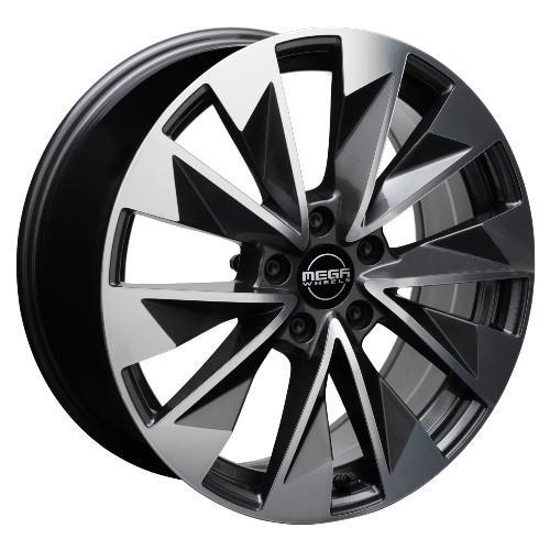 STATUSFÄLGAR ZENITH ANTHRACITE GREY FRONT POLISHED 8.5x21 5/112 ET40 CB57.1
