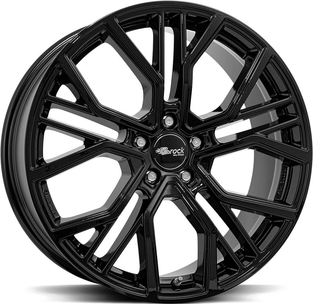 BROCK B41 SHINY BLACK 8.5x20 5/112 ET20 CB66.6