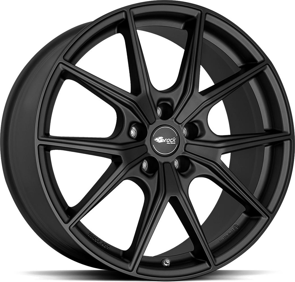 BROCK B40 SATIN BLACK MATT 8x19 5/112 ET20 CB66.6
