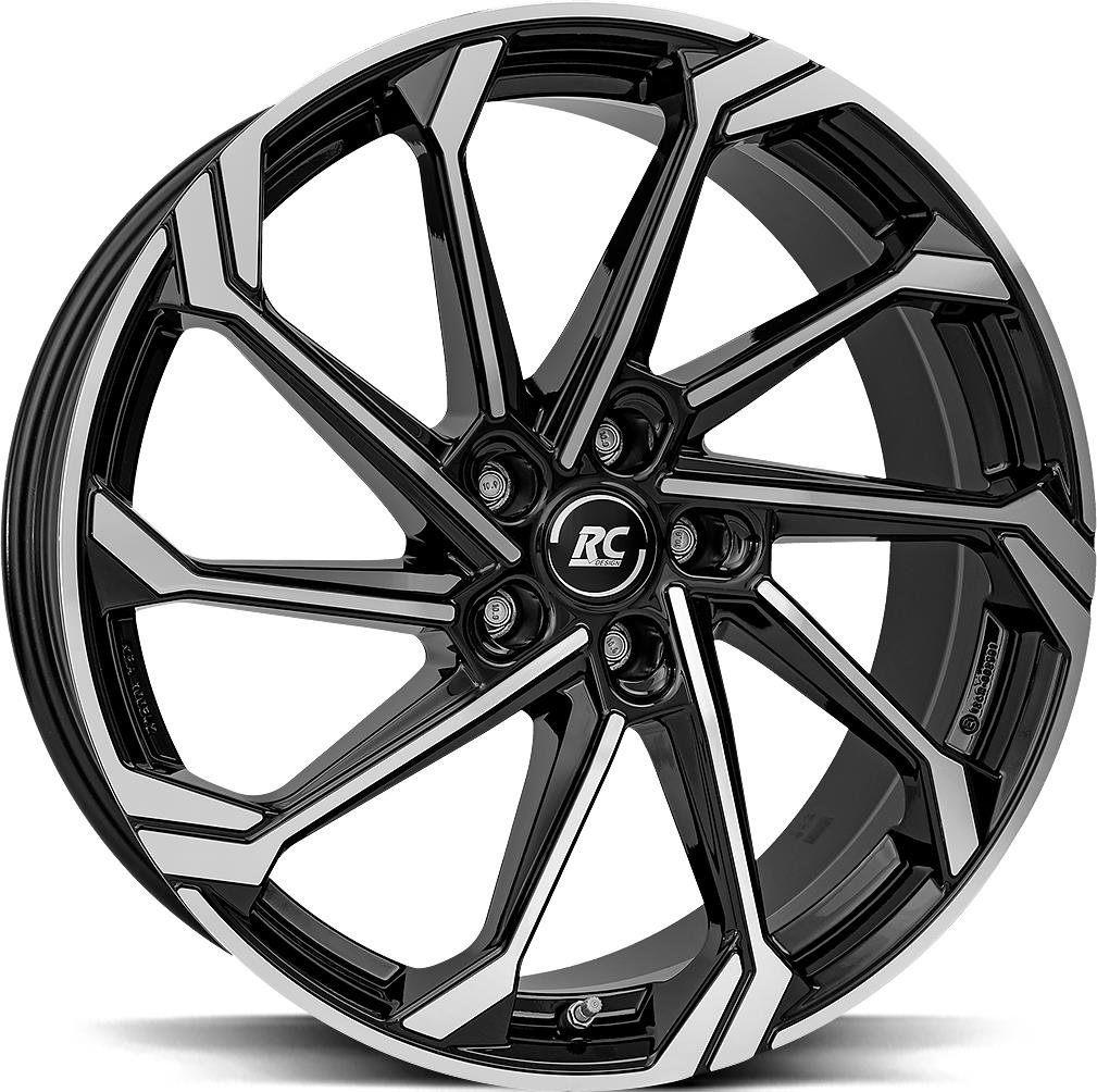BROCK RC36 BLACK FULL POL 9x20 5/130 ET57 CB66.6