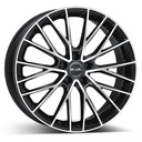 MAK SPECIALE BLK/POL 11.5x23 5/130 ET52 CB71.6