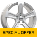 MEGA WHEELS LEO SILVER 6x15 4/98 ET35 CB58.1