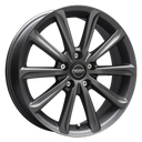 MEGA WHEELS VIRGO DARK MAT ANTHRACITE GREY 5.5x14 4/100 ET42 CB73.2