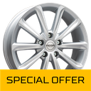 MEGA WHEELS VIRGO SILVER 6.5x16 5/105 ET38 CB56.6