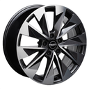 MEGA WHEELS ZENITH ANTHRACITE GREY FRONT POLISHED 9x20 5/108 ET53 CB63.3