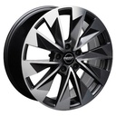 STATUSFÄLGAR ZENITH ANTHRACITE GREY FRONT POLISHED 8.5x21 5/112 ET40 CB57.1